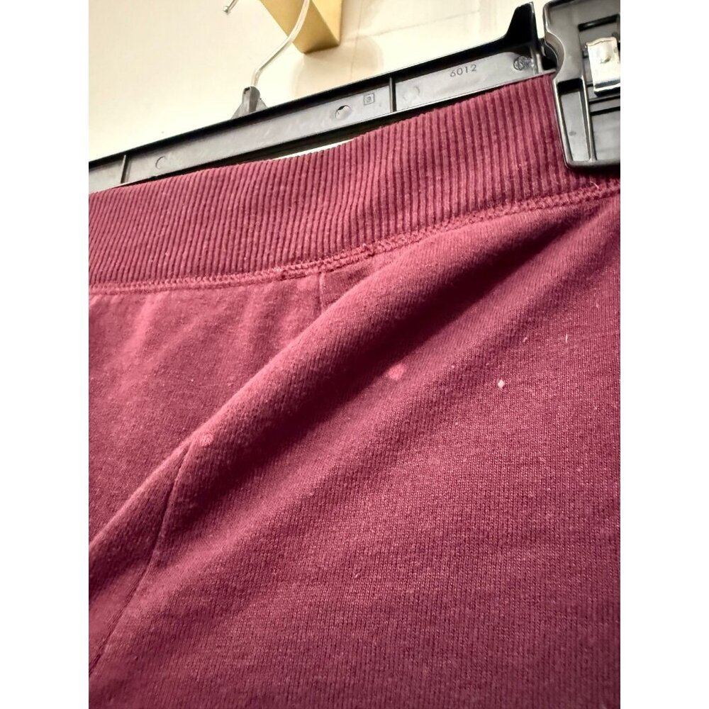 Time & Tru women’s size large maroon jogger pants - Picture 9 of 12